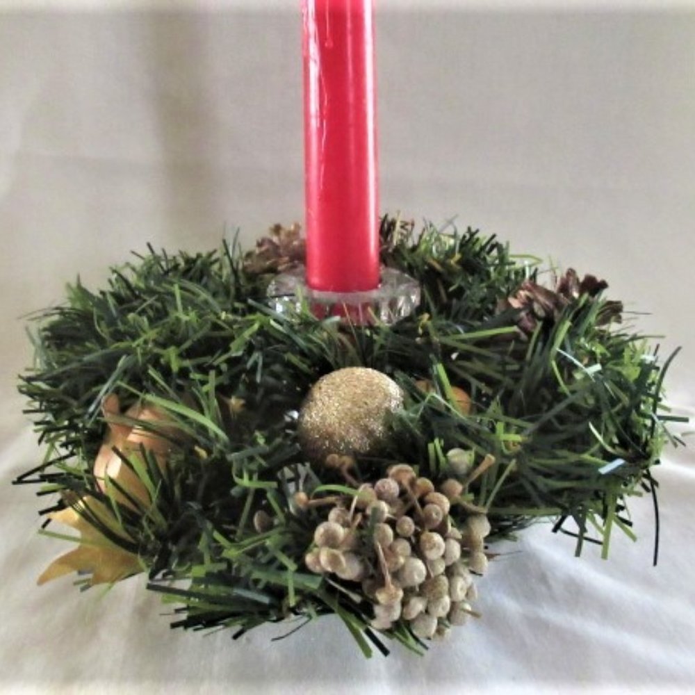 New candle holder wreath ring #3